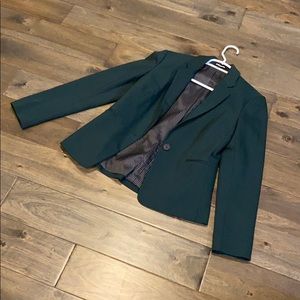 Express pant suit green